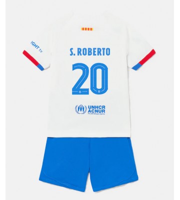 Barcelona Sergi Roberto #20 Udebanesæt Børn 2023-24 Kort ærmer (+ korte bukser)